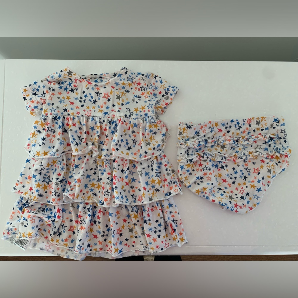 July 4th baby girl dress outfit